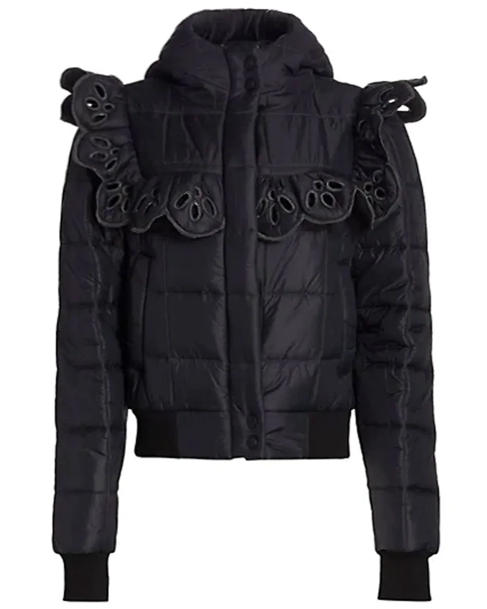 Black Wren Quilted Puffer Jacket