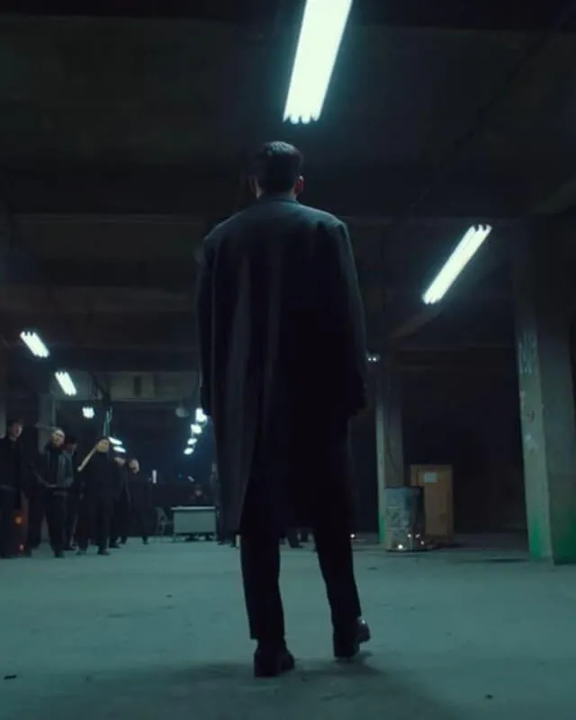 CLOY Hyun Bin Gray Long Coat