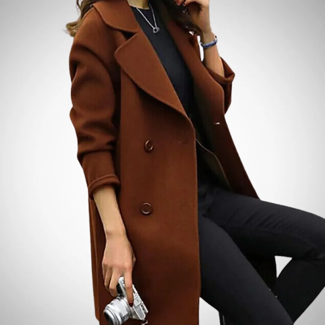 Elegance Double-Breasted Coat