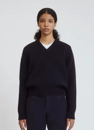 Glenn V-Neck in Dark Navy