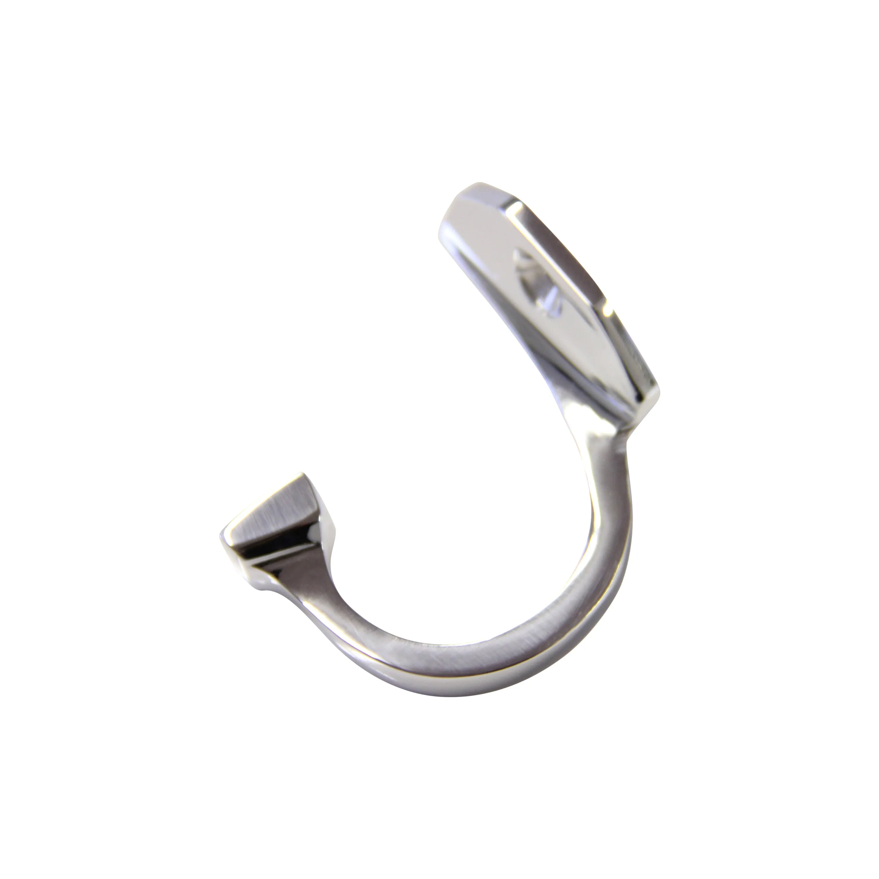[Octo Hook BR2553] Brass Modern Flat Wall Hook (1.8 Inch)