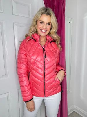 Paradise Pink Puffer Jacket