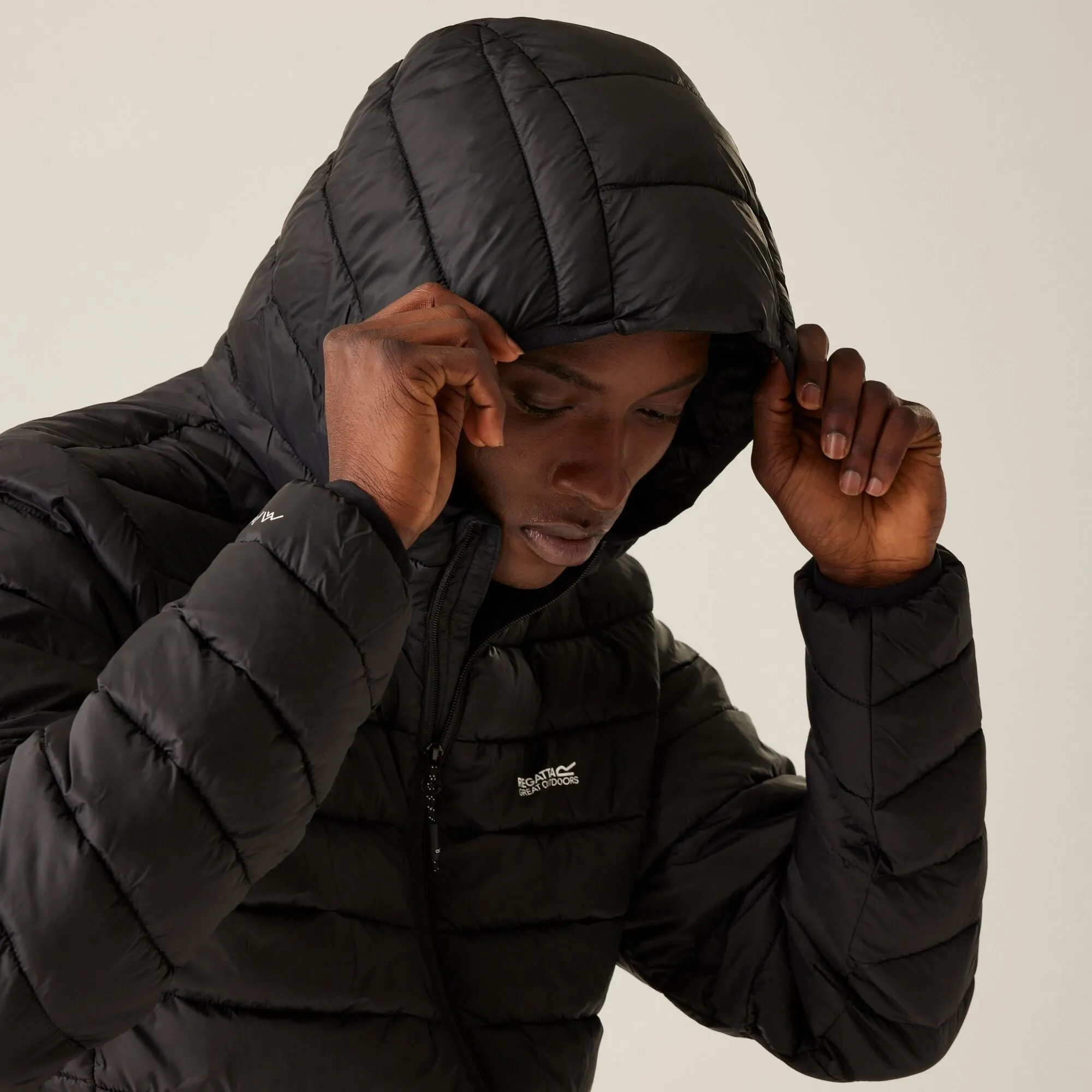 Regatta Men's Hooded Marizion Baffled Jacket Black