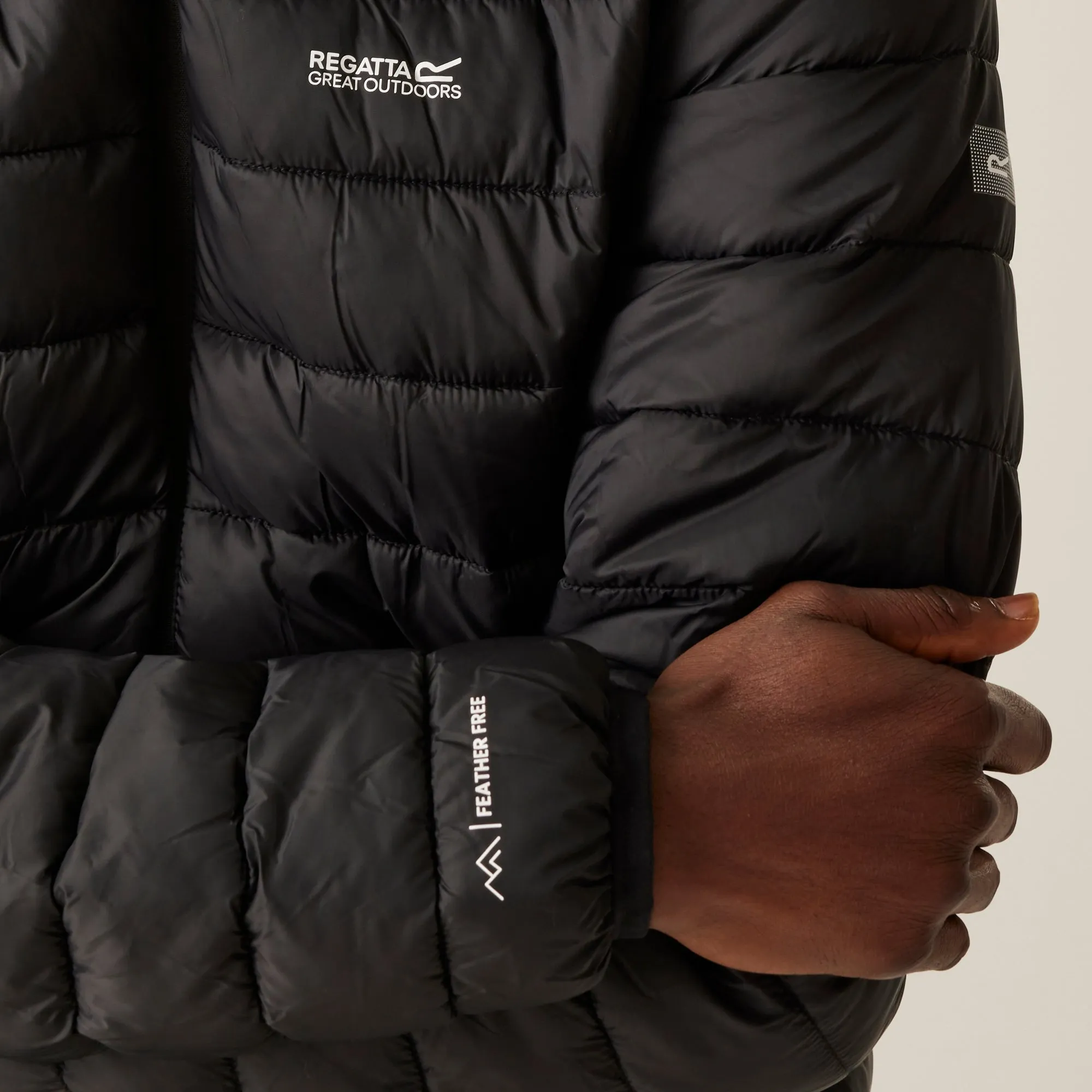 Regatta Men's Hooded Marizion Baffled Jacket Black
