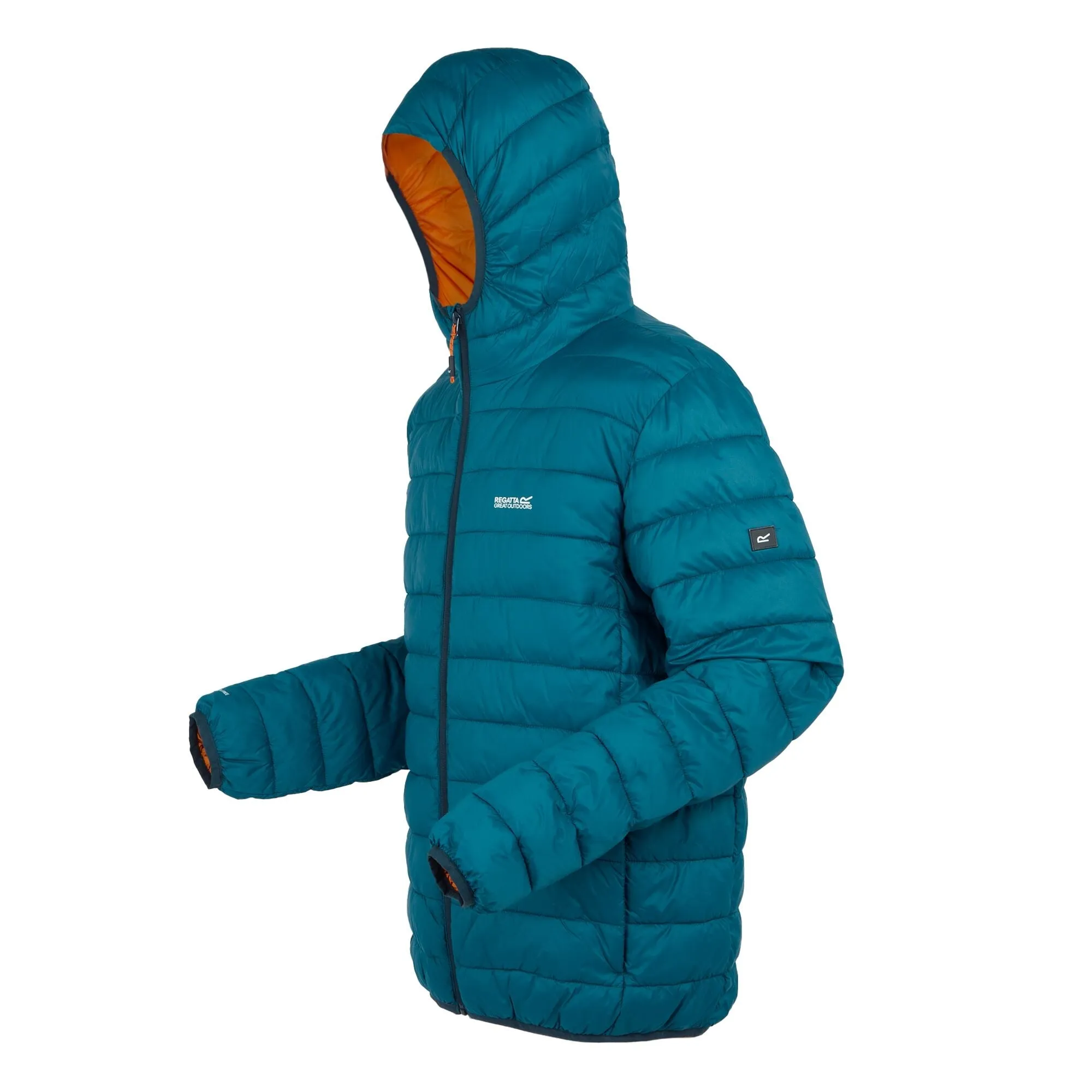 Regatta Men's Hooded Marizion Baffled Jacket Moroccan Blue Fox