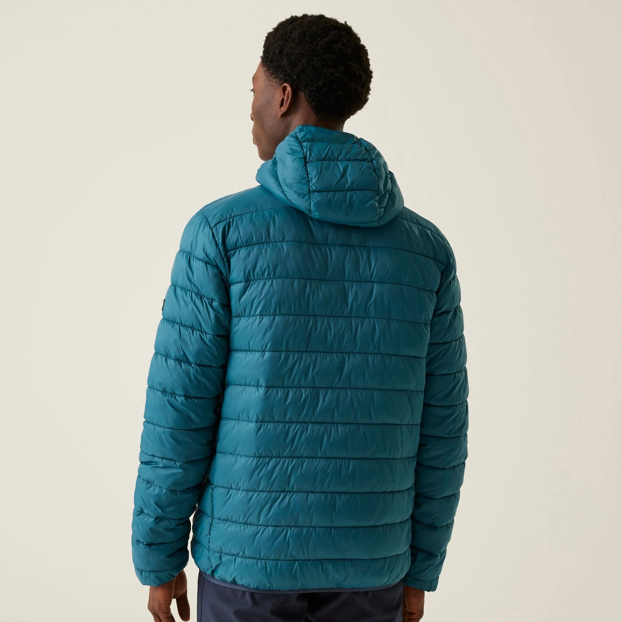 Regatta Men's Hooded Marizion Baffled Jacket Moroccan Blue Fox