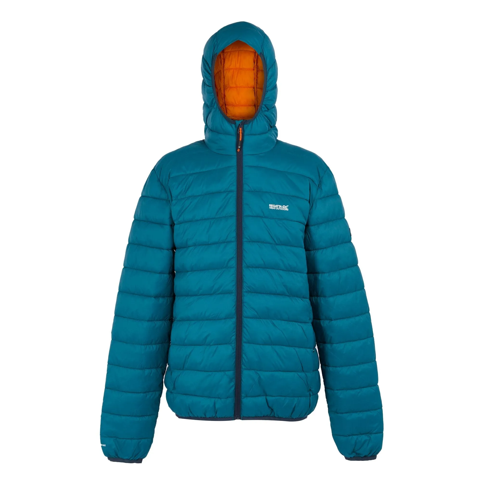 Regatta Men's Hooded Marizion Baffled Jacket Moroccan Blue Fox