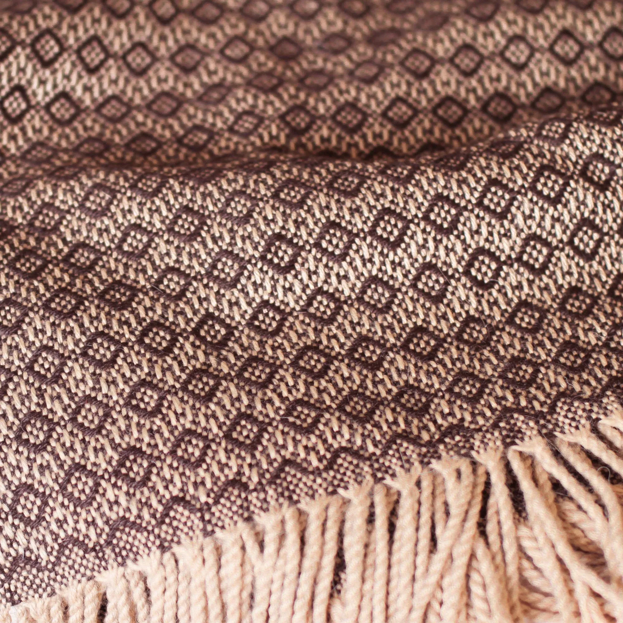 Throw - Cocoa and Cream | NOVICA