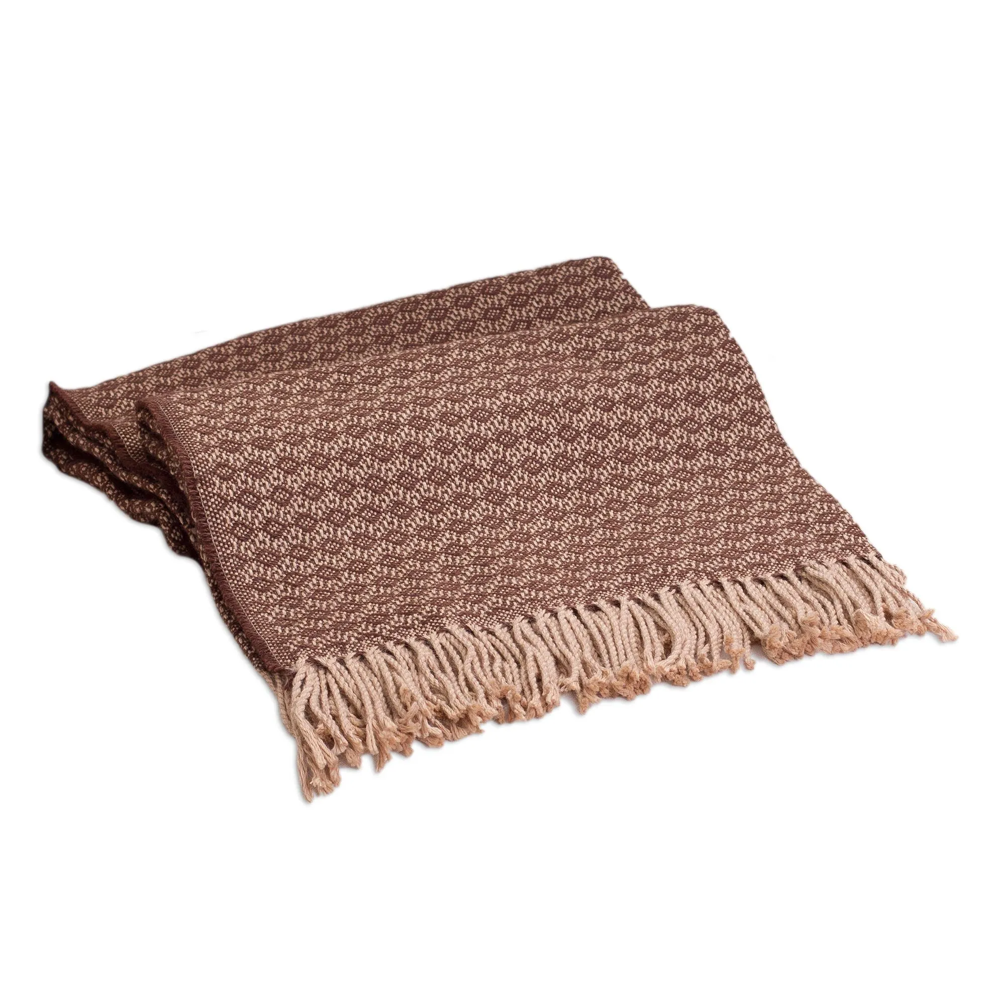Throw - Cocoa and Cream | NOVICA